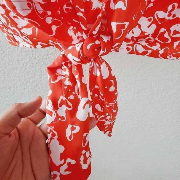 Nine West Tie Front Blouse SALE - Picture 4 of 10